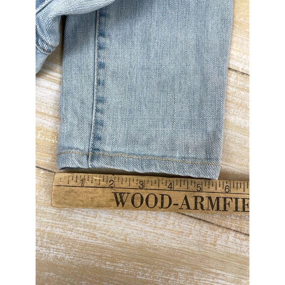 Abercrombie Fitch Jeans Women’s 26 Blue Mid Rise Straight Distressed OOAK *read - Picture 9 of 9